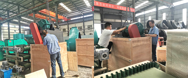 “一帶一路”恒帆機(jī)械有機(jī)肥設(shè)備助力加拿大生物有機(jī)肥項目投產(chǎn)(圖1) 對輥造粒機(jī)